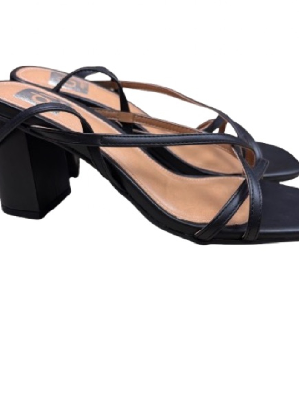 Dolce Vita DV Haze Black Strappy Heels Lace Up 2.75”Block Heel Sandals Sz 8 NEW - Picture 6 of 12